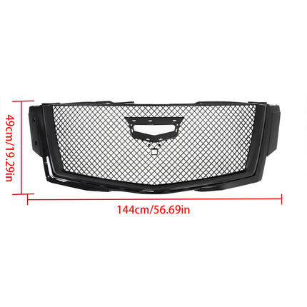 Findmall Black Honeycomb Front Upper Bumper Grille Replacement for Escalade 2015-2020