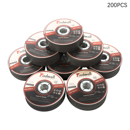 Findmall 4.5 Inch (115mm) Cut Off Wheel 50/55/100/200 Pack, 3/64" Ultra Thin Metal Cutting Disc, Aluminum Oxide Abrasive Wheel for Steel & Stainless Steel, 7/8" Arbor Angle Grinder