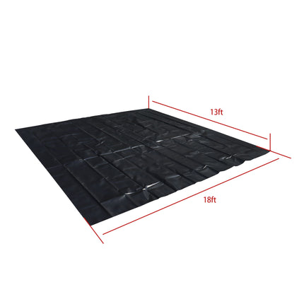 Findmall HDPE Pond Liner, 20 Mil Black Pond Liner for Fish Ponds, Garden Ponds, Waterfalls, Raised Beds & Outdoor Water Features