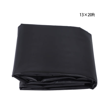 Findmall HDPE Pond Liner, 20 Mil Black Pond Liner for Fish Ponds, Garden Ponds, Waterfalls, Raised Beds & Outdoor Water Features