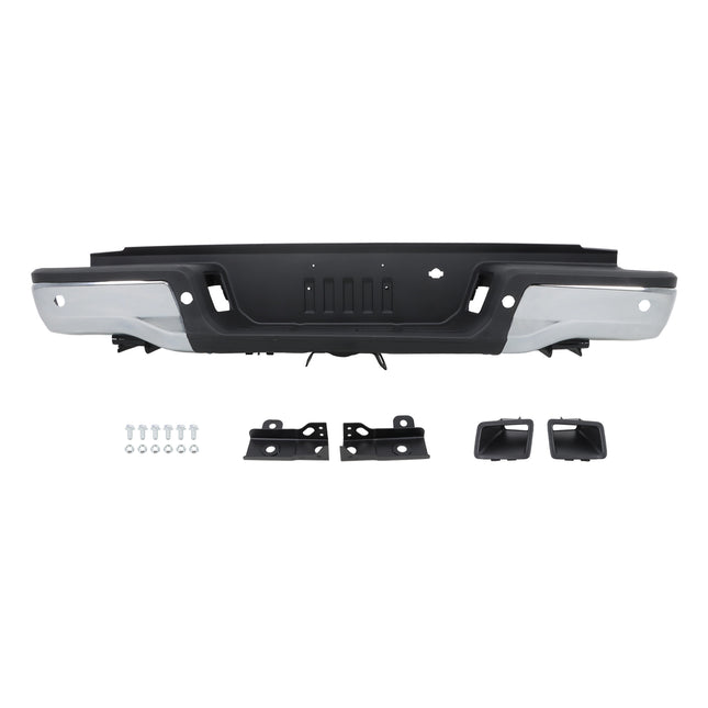 Findmall Chrome Rear Step Bumper for 2019-2023 Ford Ranger, FO1103231