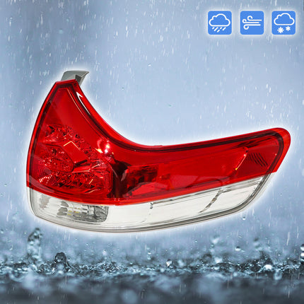 Findmall Outer Tail Light Assembly for 2011-2014 Toyota Sienna, Left or Right Side, Excludes SE