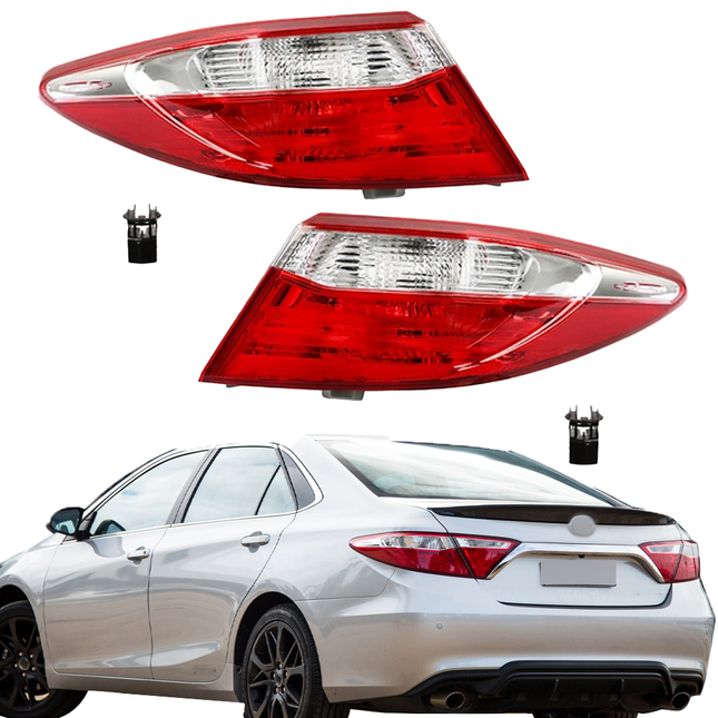 Findmall Outer Tail Light Assembly for 2015-2017 Toyota Camry, Left or Right Side