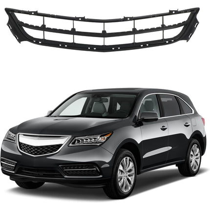 Findmall Textured Black Front Bumper Grille Replacement for Acura MDX 2014-2016 AC1036101