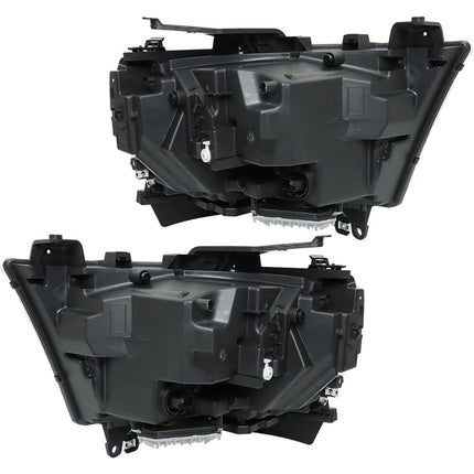 Findmall Headlights Assembly Replacement for Ram 1500 2019-2023 Reflector Headlamp Driver and Passenger Side 68316089AH 68316088AH