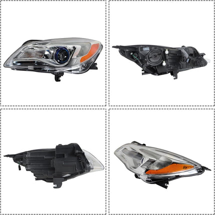 Findmall Headlights Assembly Halogen Replacement for Regal 2014-2017 Driver Side 13409902 GM2502413