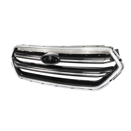 Findmall Front Grille Upper Glossy Black with Chrome Molding Replacement for Escape 2017-2019 GJ5Z8200C