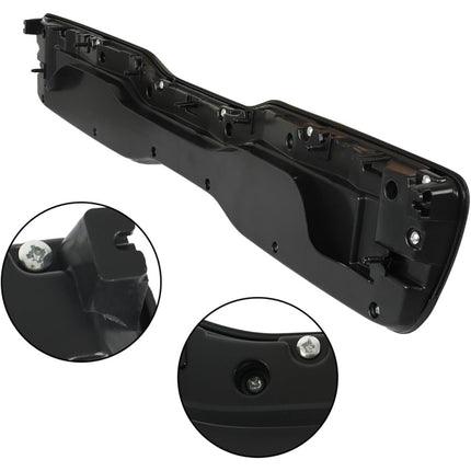 Findmall Front Upper Grille for 2014-2016 Kia Soul, Black with Chrome Trim