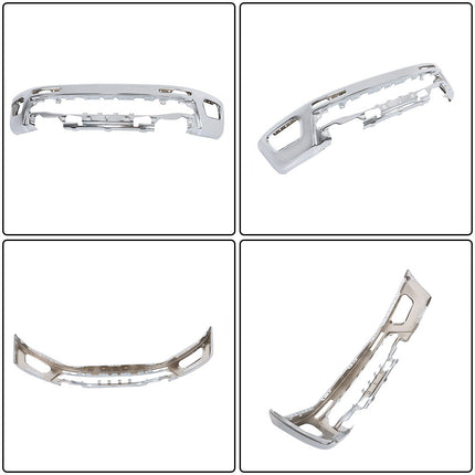 Findmall Chrome Steel Front Bumper for 2019‑2023 Ford Ranger, Replacement for KB3Z17757A, Without Parking Sensor Holes