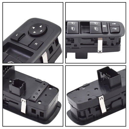 Findmall Power Window Master Switch Front Driver Left Side Replacement for 2014-2016 Cherokee 2015-2016 200 56046553AC 68271203AA 68271203AB 641-2733L 901-497