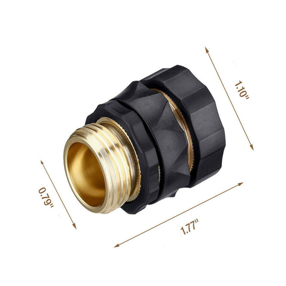 findmall Water Hose Connectors Garden Hose Disconnect Garden Hose Quick Connect Quick Connector Garden Hose Fitting 3/4 inch Female And Male