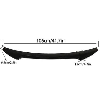 Findmall Glossy Black Rear Duckbill Trunk Spoiler Wing Replacement for 2016-2021 Honda Civic