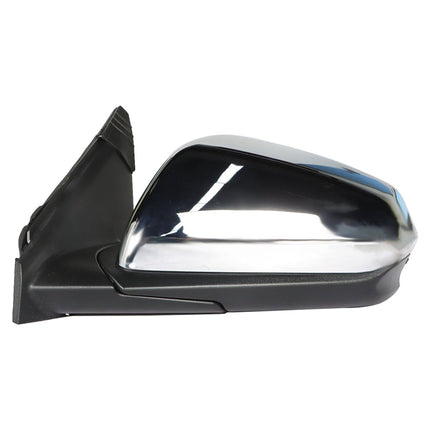 Findmall Driver Side Mirror Assembly Blind Spot Signal Light Chrome 8Pin Replacement for 2018 2019 2020 2021 2022 Equinox Terrain GM1320595