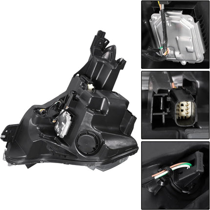 Findmall Headlight Assembly Projector w/o DRL Right Side RH Replacement for Trax LS RS 2024-2025
