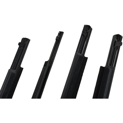 Findmall Black Window Weatherstrip Kit for 2009-2012 Toyota Corolla, 4-Piece, 75710-02210