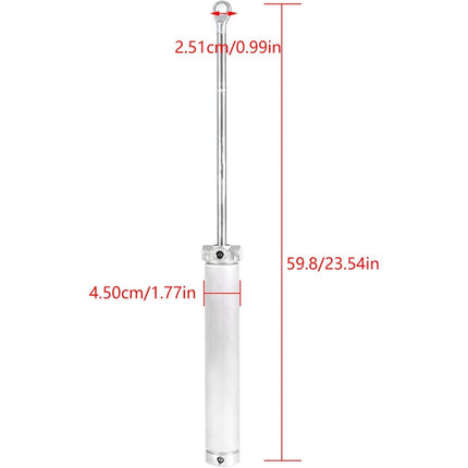 Findmall 2 Pcs Aluminum Convertible Top Piston Hydraulic Lift Cylinder Replacement for Mustang 1999-2004