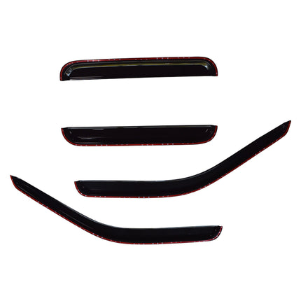 Findmall Side Window Vent Visor Rain Guard Deflector Replacement for 1999-2016 F250/350/450