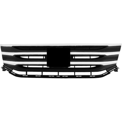Findmall Front Grille for 2011-2013 Honda Odyssey, Black with Chrome Trim