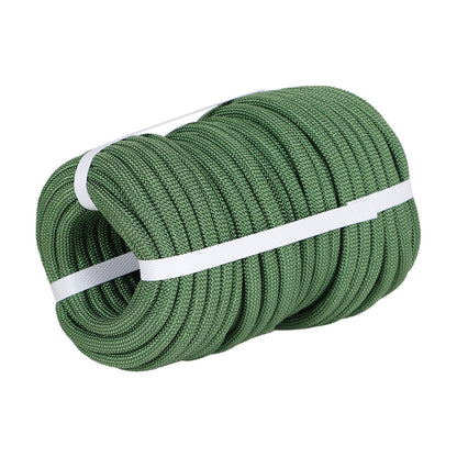 findmall 3/8 Inch 100 Feet Braided Polyester Rope Tree Work Rope Rigging Rope for Outdoor Swing Camping 3250 LBS Green