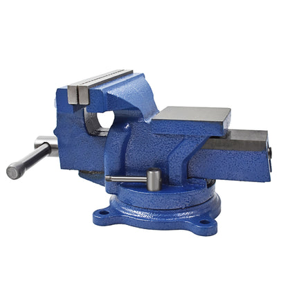 findmall 5" Bench Vise with Anvil 360° Swivel Locking Base Table Top Clamp Heavy Duty Vice Swivel Base Bench