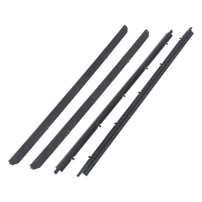 Findmall Inner & Outer Window Belt Sweep Kit for 1982-1993 Chevrolet S10 Pickup, 4-Piece