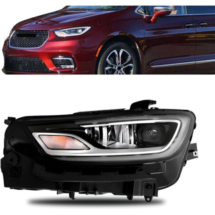 Findmall Headlamp Assembly 68428559AC Replacement for Pacifica 2021-2023