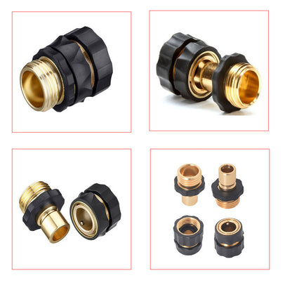 findmall Water Hose Connectors Garden Hose Disconnect Garden Hose Quick Connect Quick Connector Garden Hose Fitting 3/4 inch Female And Male