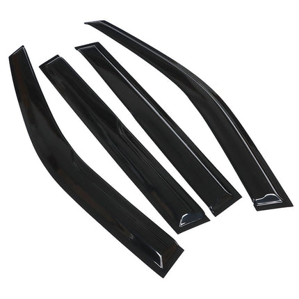 Findmall 4PCS Side Window Visor Sun Deflector Rain Guard Vent Shade Black Replacement for 2017-2020 Jeep Compass