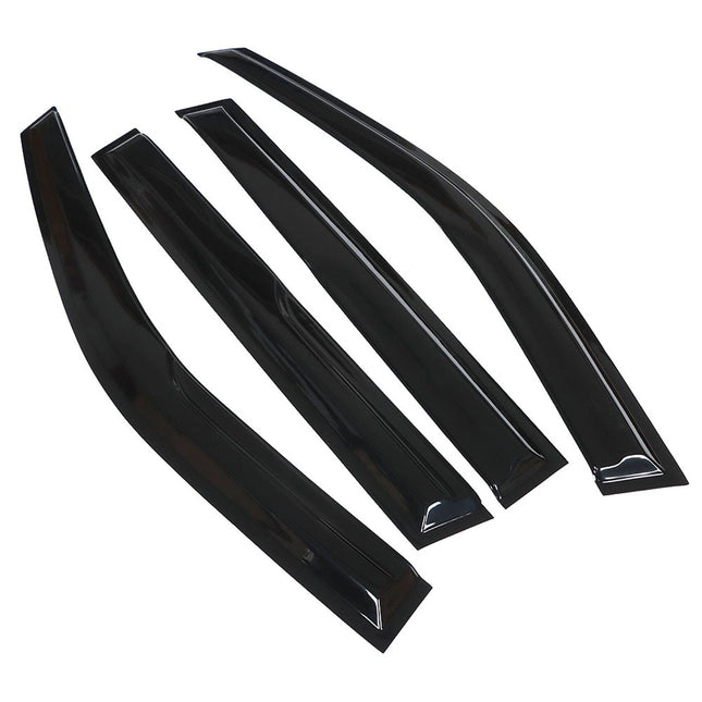 Findmall 4PCS Side Window Visor Sun Deflector Rain Guard Vent Shade Black Replacement for 2017-2020 Jeep Compass