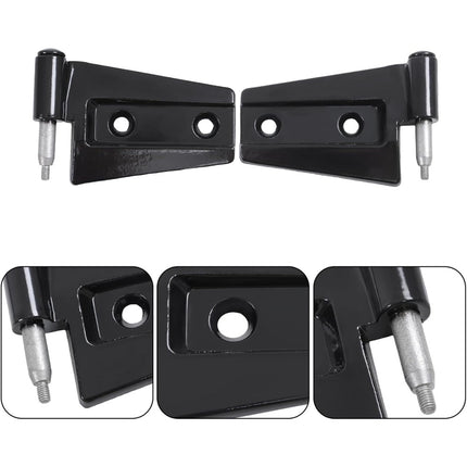 Findmall 16 PCS Door Hinges Set Black Steel Powder Coat Replacement for 2007-2018 Wrangler JK