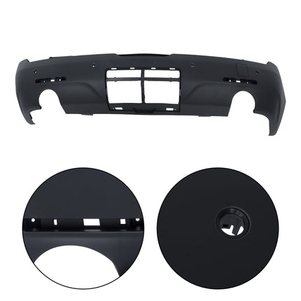 Findmall Rear Lower Bumper Cover for 2018-2021 Chevrolet Traverse, Sensor Holes, Primed