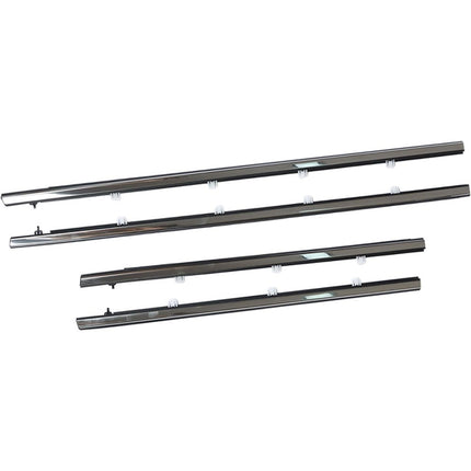 Findmall Chrome Window Weatherstrip Kit for Acura TSX Sedan, 4-Piece