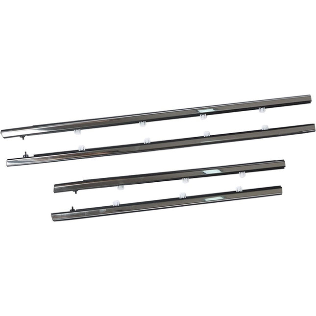Findmall Chrome Window Weatherstrip Kit for Acura TSX Sedan, 4-Piece
