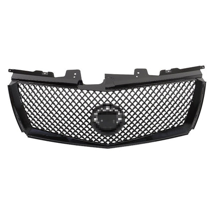 Findmall Glossy Black Mesh Front Bumper Grille Replacement for CTS 2008-2013
