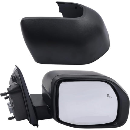 Findmall Side Mirror Assembly for 2022-2024 Maverick, Passenger Side, Power, Heated, Blind Spot, 5-Pin, Matte Black