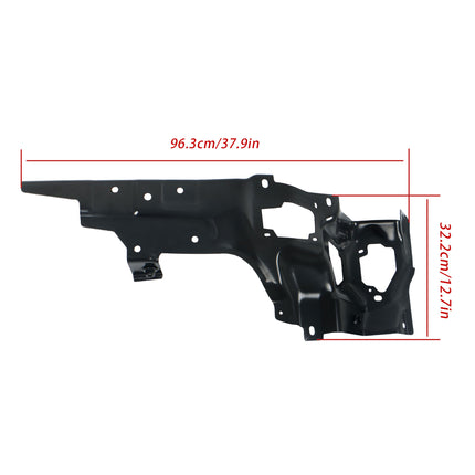 Findmall Front Bumper Bracket for 2023‑2025 Chevrolet Silverado 2500 HD and 3500 HD, Black, Left Side