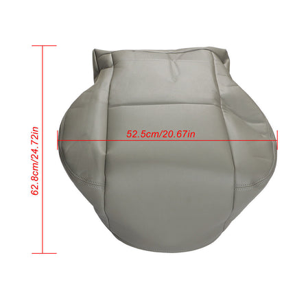 Findmall Left Leather Seat Cover Driver Side (Gray) Replacement for 2000-2004 Toyota Tundra Seqouia