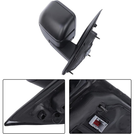 Findmall Power Heated Mirror Passenger Right Side Replacement for Maverick 2022-2024 Replacement for NZ6Z17682K Textured Black w/Blind Spot Detection Electric 5-Pin