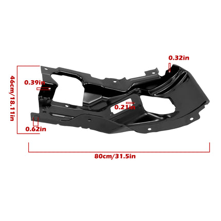 Findmall Front Bumper Bracket for 2015‑2019 GMC Sierra 2500 HD, Replacement for 23178908
