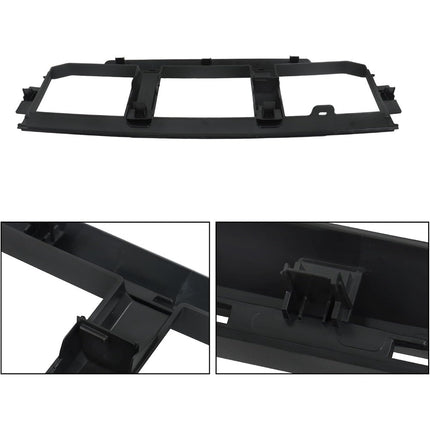 Findmall Black Front Bumper Face Bar Kit without Parking Sensor Holes Replacement for 2021-2023 Ford F150, with Lower Grille Trim Panels and License Plate Bracket