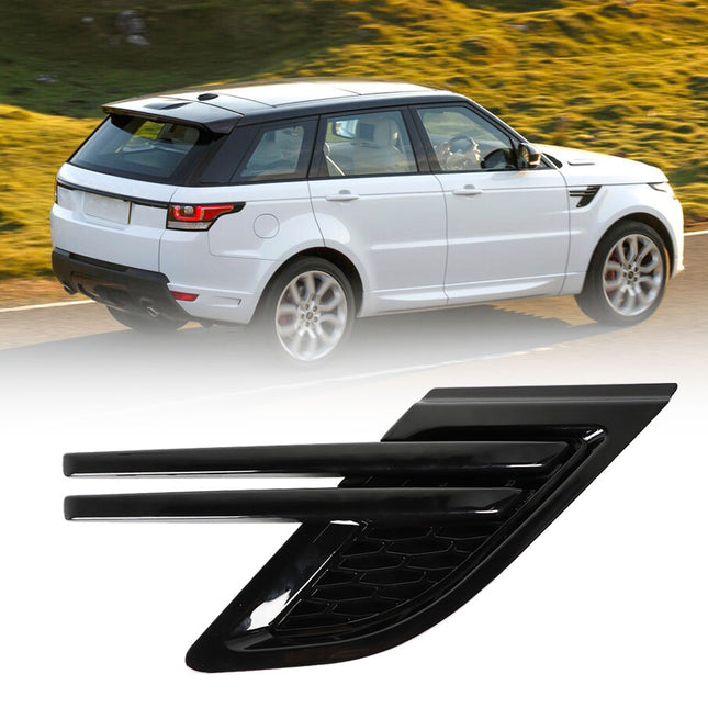 Findmall Gloss Black Side Fender Vent Grille Trim Replacement for 2014-2017 Range Rover Sport Left or Right