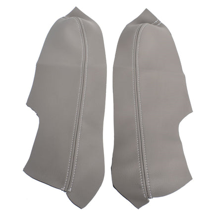 Findmall 1 Pair Gray Car Door Panels Armrest Cover Synthetic Leather Replacement for 2006-2011 Honda Civic Sedan