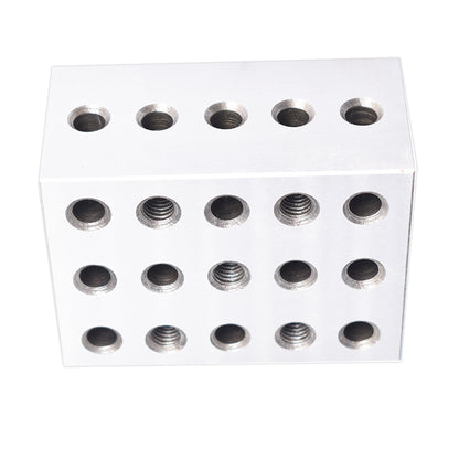 findmall 2-3-4 Blocks Matched Pair 23 Holes (2"x3"x4") 234 Accuracy Ground Machinist Set Up Blocks .0003" HRC 55-62