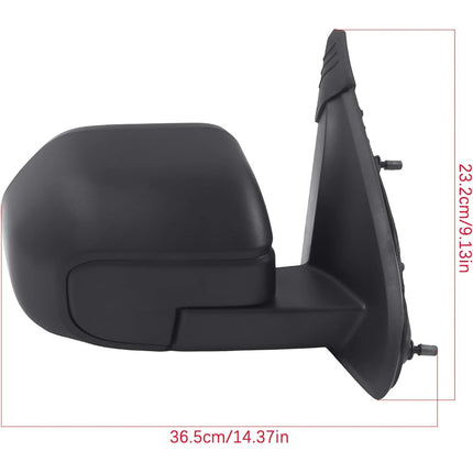 Power Mirror Right Side Replacement for Maverick 2022-2024 Replacement for NZ6Z17682H Matte Black with Wide-Angle Spotter Electric 3-Pin Connector