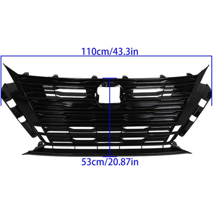 Findmall Front Upper Grille for 2023-2024 Nissan Altima SL SV, Black
