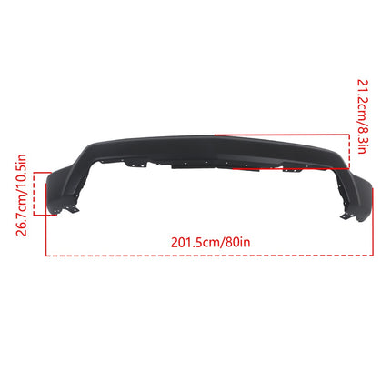 Findmall Front Bumper for 2022‑2023 Silverado 1500, Without Parking Aid Sensor Holes, Replacement for 85103442