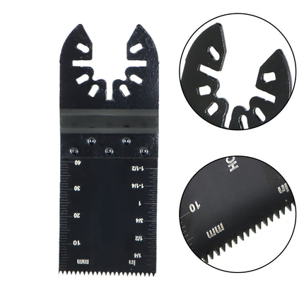 findmall 100PCS Universal Oscillating Saw Blades Kit for Wood & Plastic | Quick Release Multi Tool Blades 30-90mm