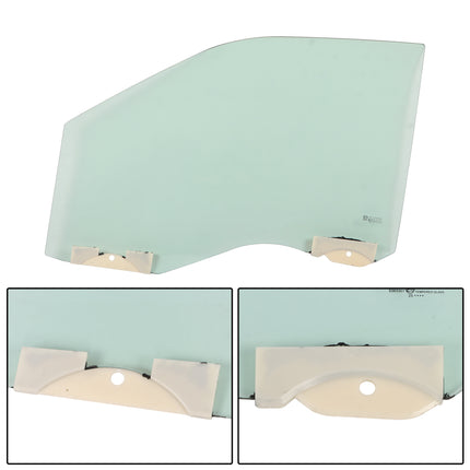 Findmall Tempered Front Door Window Glass for 2015-2024 F-150 Driver or Passenger Side Green Tint