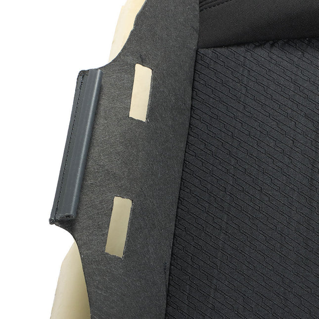 Findmall LH Driver Side Bottom Cloth Seat Cover (Black) and Foam Cushion Pad Replacement for 2007-2014 Silverado 1500 2500HD 3500HD