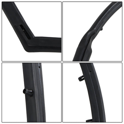 Findmall Door & Window Weatherstrip Seal Kit for Jeep CJ7 & Wrangler YJ, 10-Piece